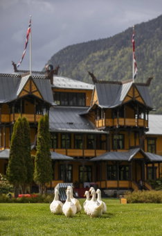 Dalen Hotel, Tokke, Norwegen