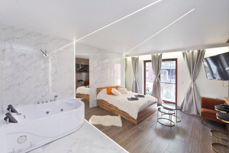 YOURAPART Chmielna Park Exclusive z Wanna wolnostojaca lub Jacuzzi, Gdansk, Польша