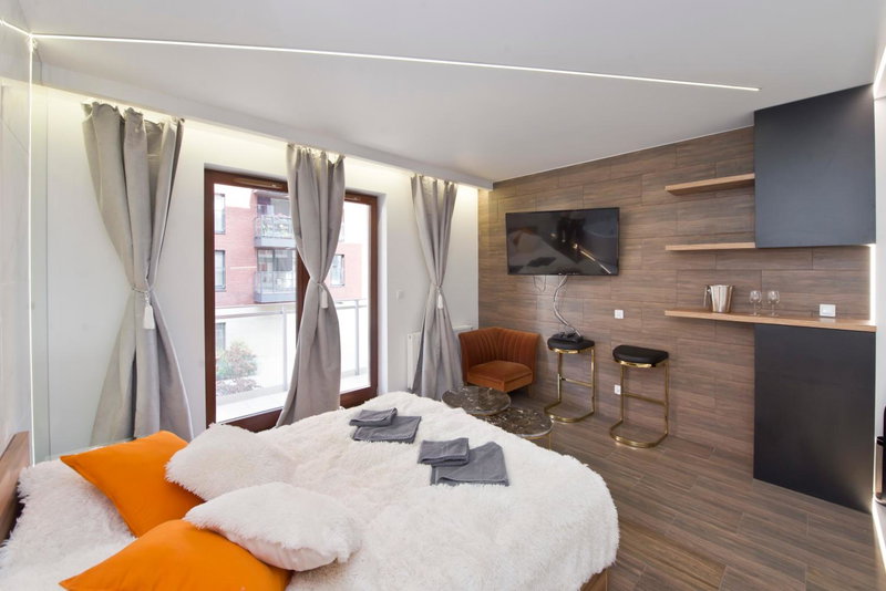 YOURAPART Chmielna Park Exclusive z Wanna wolnostojaca lub Jacuzzi, Gdansk, Польша