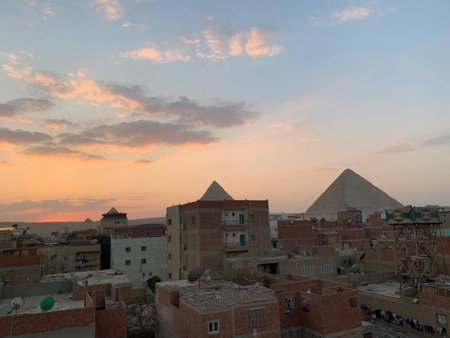 Merit Pyramids View, Abu an Numrus, Egypt