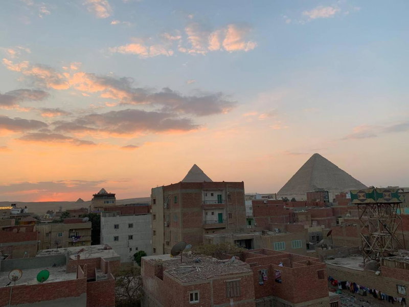 Merit Pyramids View, Abu an Numrus, Egypt