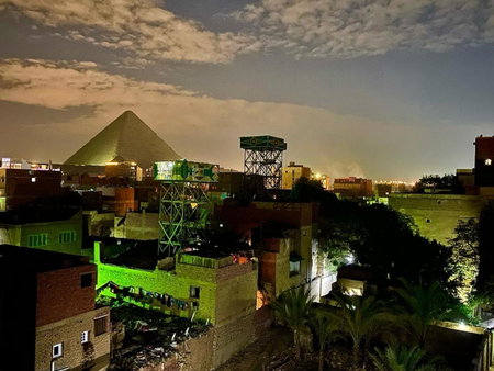 Merit Pyramids View, Abu an Numrus, Egypt