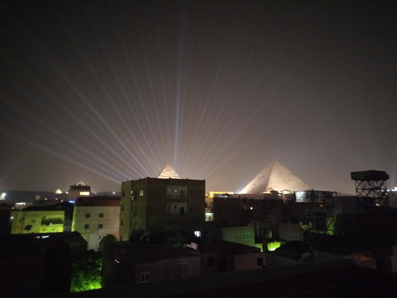 Merit Pyramids View, Abu an Numrus, Egypt