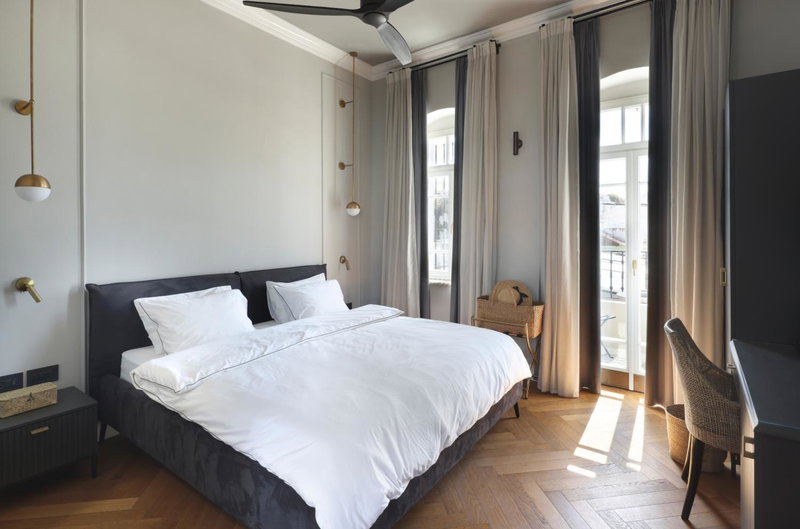 Allegro Neve Tzedek Boutique Suites with nearby shelter - By HOMY, Jaffa, Израиль