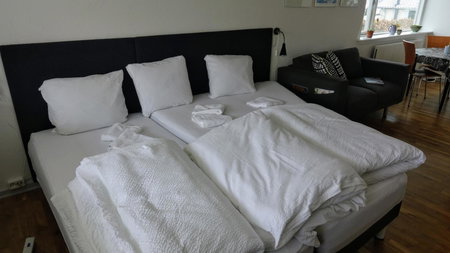 2 rooms, private kitchen, bathroom, and garden., Arhus, Denmark