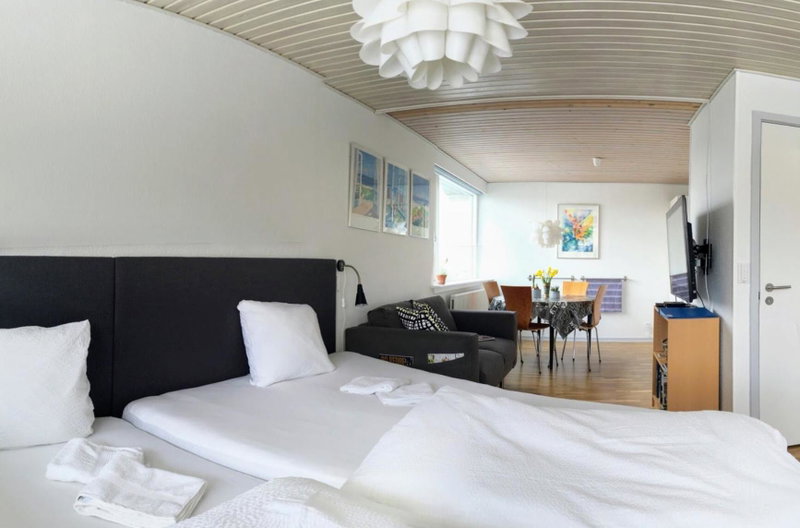 2 rooms, private kitchen, bathroom, and garden., Arhus, Denmark