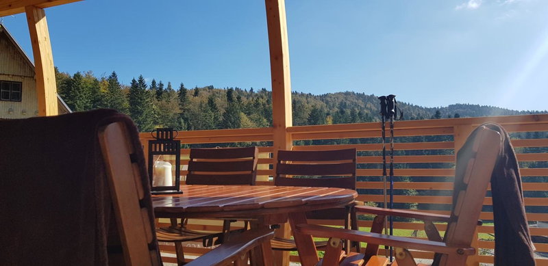 Planinski Dom na Travni Gori, Sodražica, Slowenien