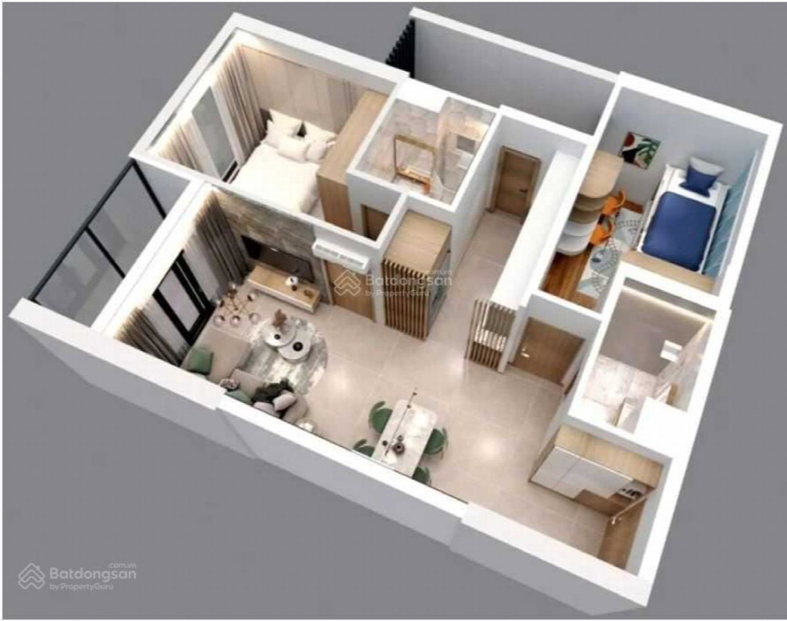 Apartment for sale in Di An, Vietnam · HT Pearl Project · 2 rooms, 1 bath