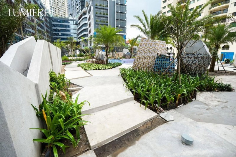 Apartment for rent in Nha Be, Vietnam · Lumiere Riverside · 1 room, 1 bath