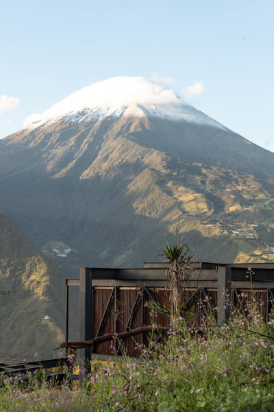 Deluxe volcán Primeras suites colgantes del mundo, Baños, Ecuador