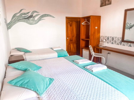 Hotel Coral Blanco with high speed internet Starlink and Galapagos Tour Operator, Puerto Villamil, Ecuador