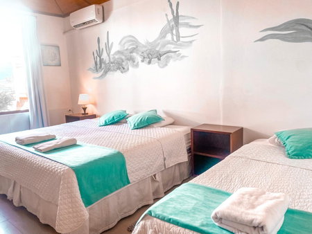Hotel Coral Blanco with high speed internet Starlink and Galapagos Tour Operator, Puerto Villamil, Ecuador