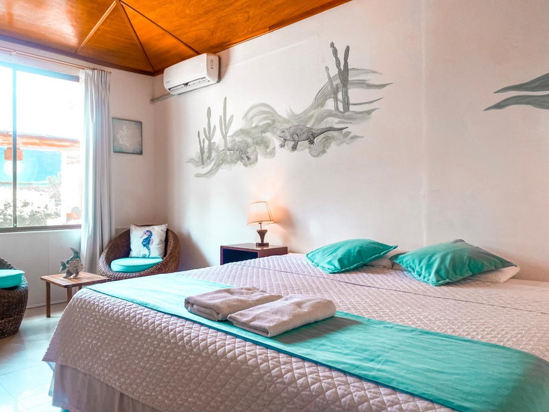 Hotel Coral Blanco with high speed internet Starlink and Galapagos Tour Operator, Puerto Villamil, Ecuador