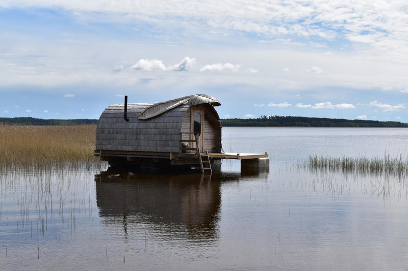 Usmas zaķīšu pirtiņa - Bunny house, Usma, Latvia