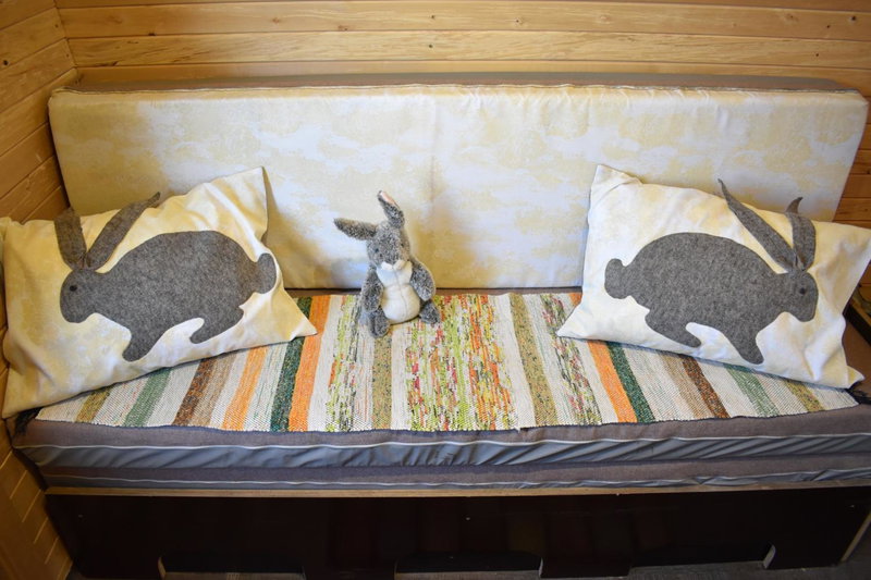 Usmas zaķīšu pirtiņa - Bunny house, Usma, Latvia
