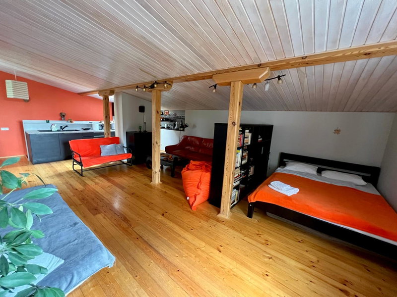 Studio apartment and FREE airport transfer, Rīga, Latvia