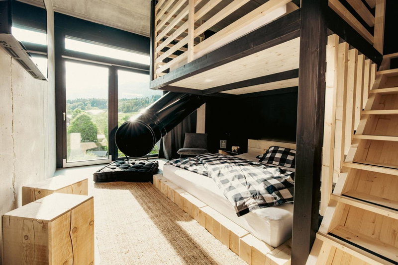 Bretterhotel, Brienz, Schweiz