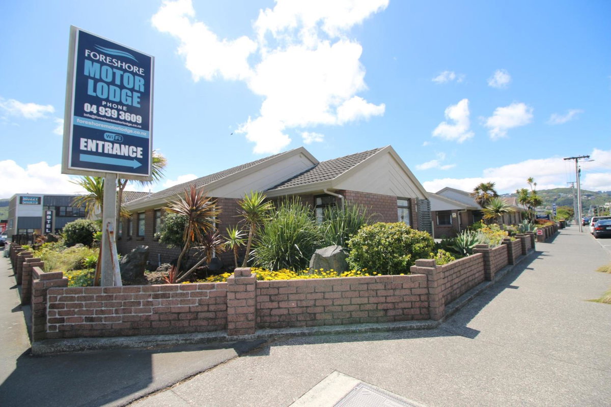Отель · Foreshore Motor Lodge, Lower Hutt