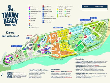 Tāhuna Beach Holiday Park, Nelson, New Zealand