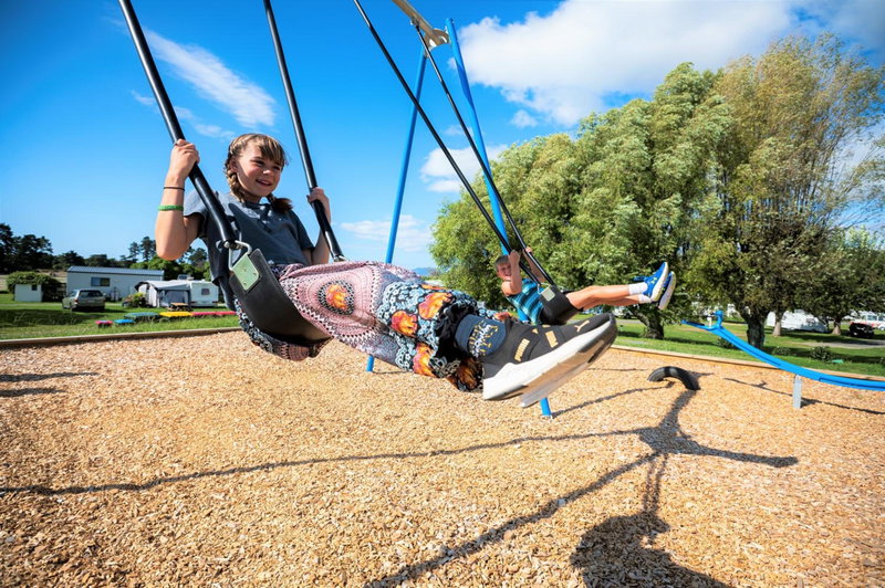Tāhuna Beach Holiday Park, Nelson, New Zealand
