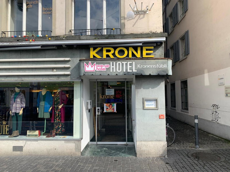 Pop Up Hotel Krone Zürich, Zurich, Switzerland