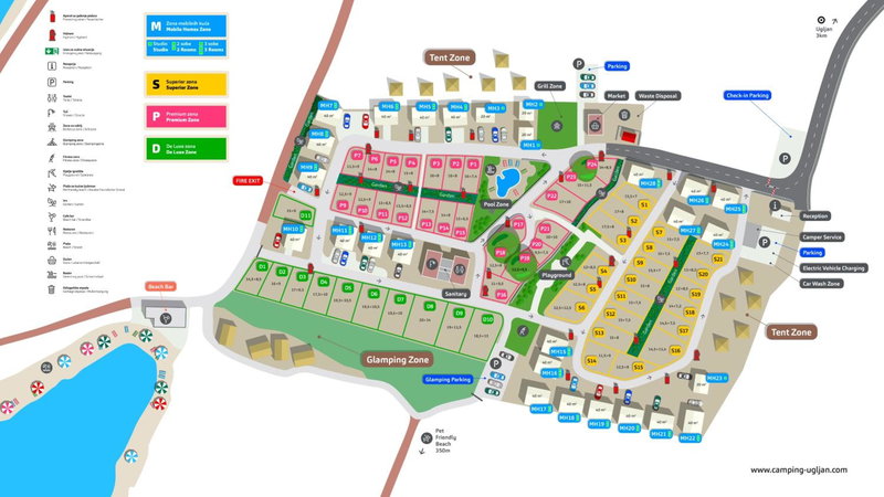 Mobile Homes at Camping Ugljan Resort, Zadar, Croatia
