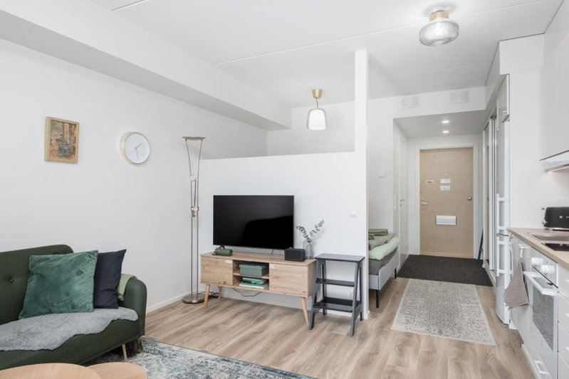 New studio apartment with free parking, Kuopio, Finland