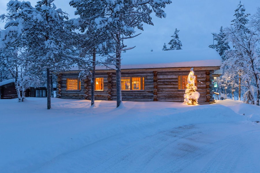 Kuukkeli Log Houses Villa Aurora "Pupula", Saariselka, Finland