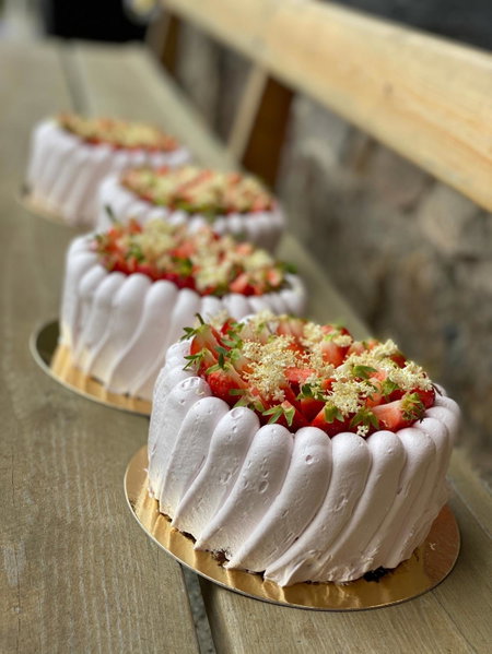 Café Mandeltårtan B&B VillaFloraViola, Karlskrona, Швеция