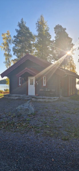 Lakeside log cabin Främby Udde Falun, Falun, Schweden
