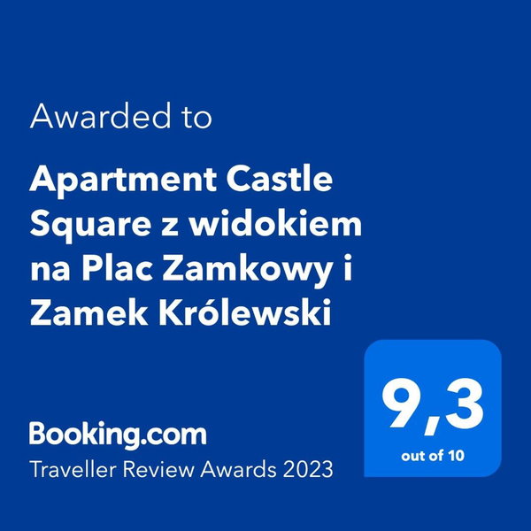 Apartment Castle Square z widokiem na Plac Zamkowy i Zamek Królewski, Praga Polnoc, Poland
