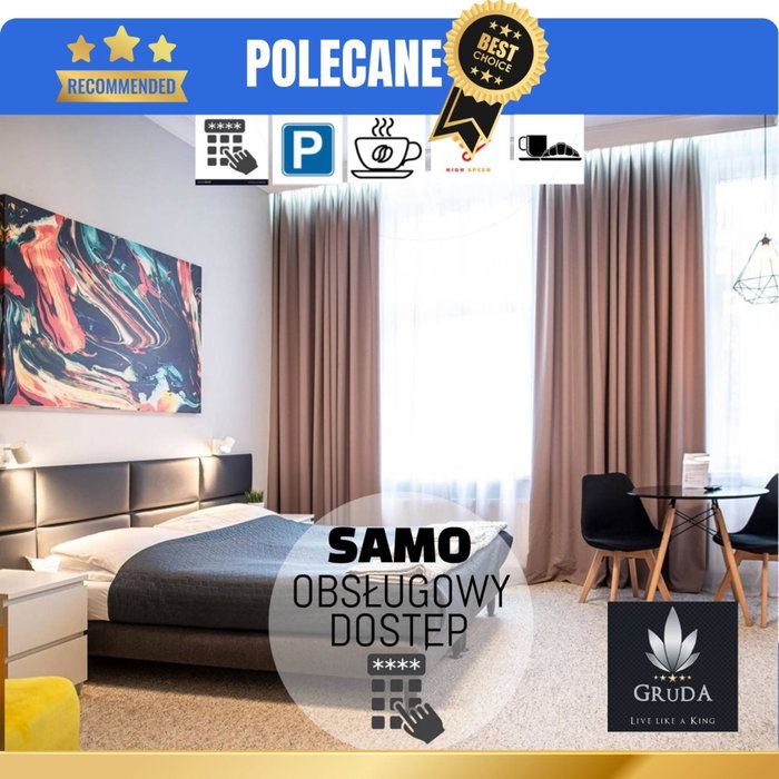 Gruda Apartments, ŚNIADANIA, Bezpłatny Parking, Faktury VAT, Kwidzyn, Poland