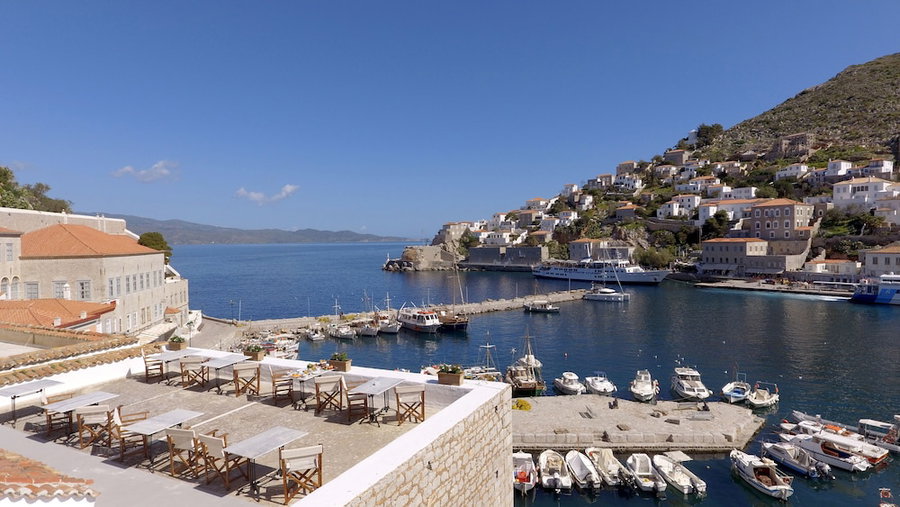 Douskos Port House, Hydra, Greece