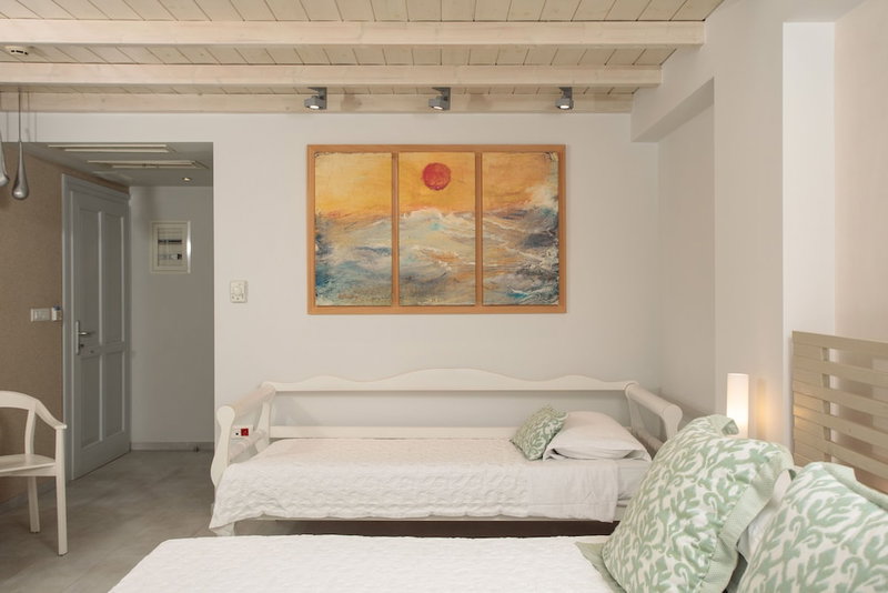 Iria Beach art hotel, Naxos, Greece