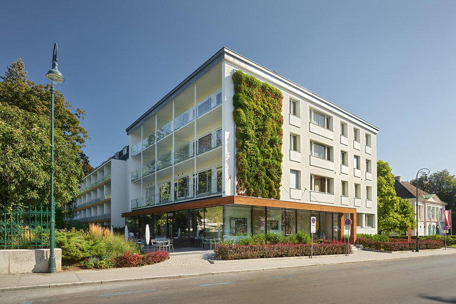 At the Park Hotel, Baden, Austria