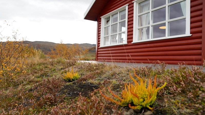 House in lava, Bifrost, Iceland