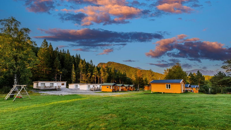 Korsbakken Camping, Isfjorden, Norvège