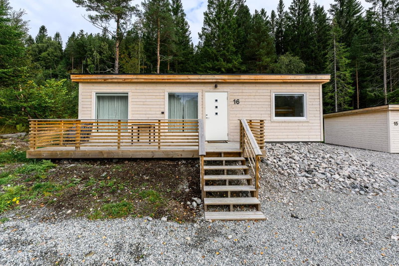 Korsbakken Camping, Isfjorden, Norvège