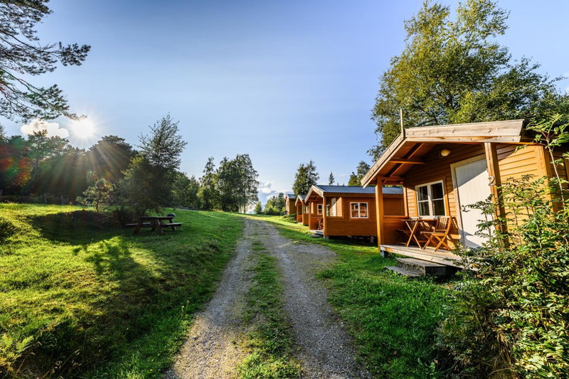 Korsbakken Camping, Isfjorden, Norvège