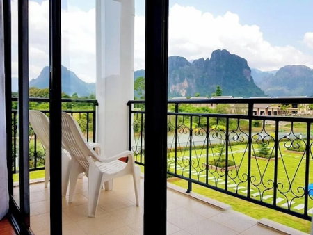 Simon Riverside Hotel, Vang Vieng, Laos
