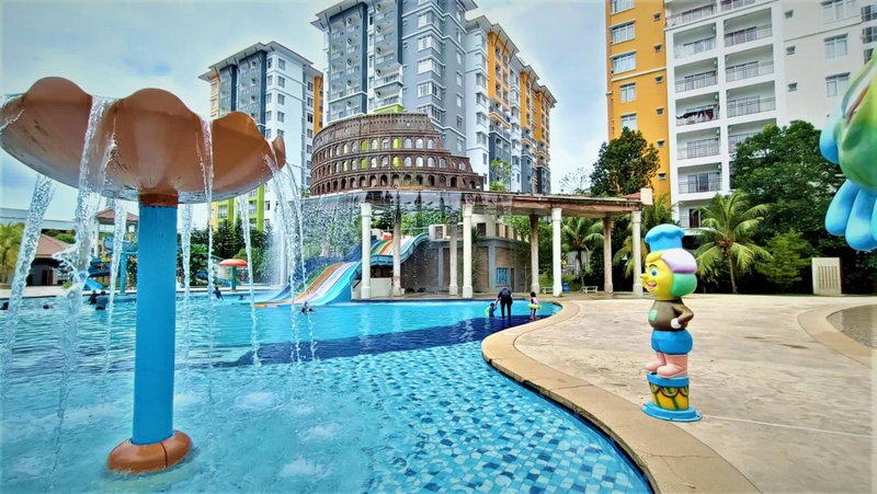 Melaka Town Area Top 1 Family Lovers Water Themepark Suites By GGM, Kampung Bukit Baharu, Malaysia