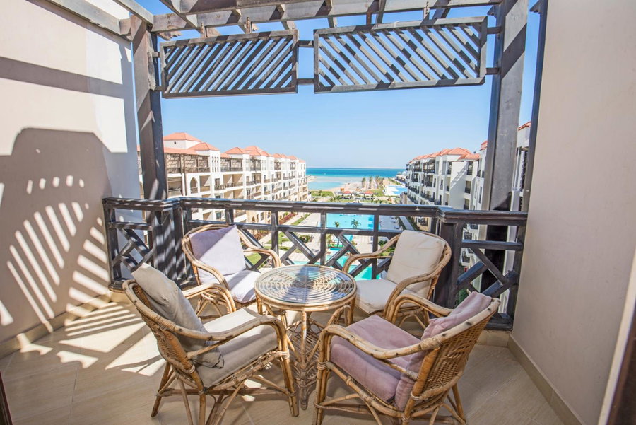Premium sea view 2 bedrooms 2 bathrooms apartment located within Gravity Hotel & Aquapark Hurghada, Hurghada, Egypt