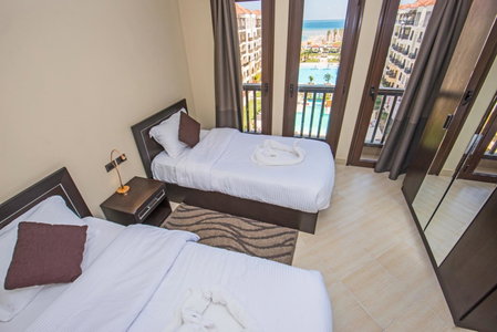 Premium sea view 2 bedrooms 2 bathrooms apartment located within Gravity Hotel & Aquapark Hurghada, Hurghada, Egypt