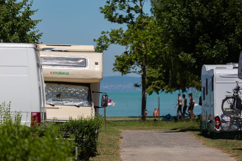 Aranypart Camping, Siofok, Hungary