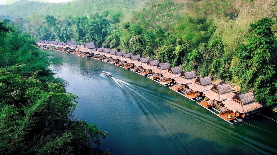 The Float House River Kwai, Sai Yok, ประเทศไทย