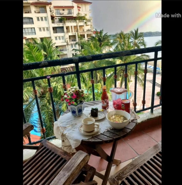 Apartemen Marbella anyer tower sadewa lt 5 view kolam renang & laut, Anyer, Indonesia