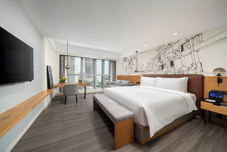 UrCove by Hyatt Guangzhou Canton Tower Exhibition Center-Registration Counter and Free Shuttle Bus Available during Canton Fair Period, Guangzhou, 中国
