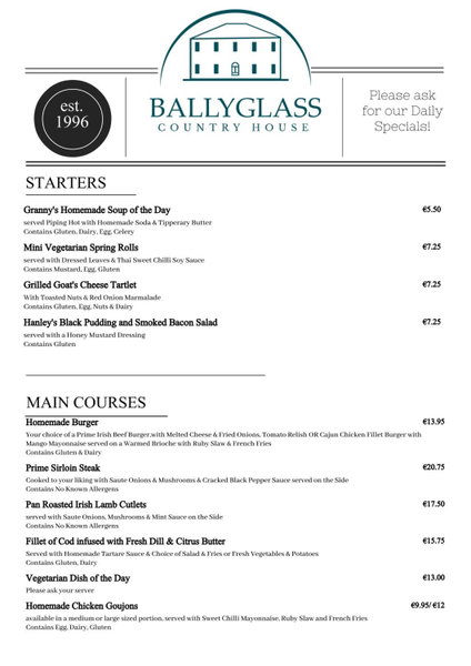 Ballyglass Country House, Tipperary, Ireland