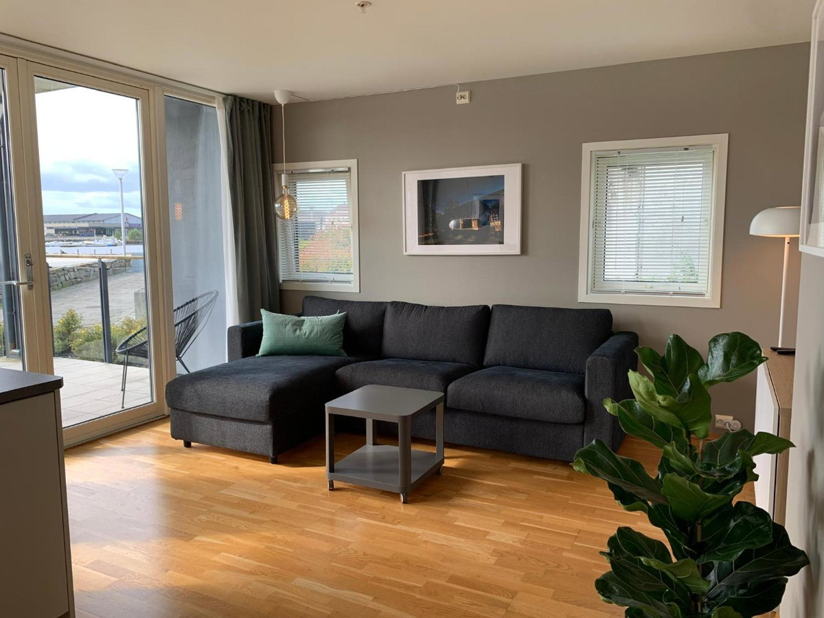 Modern apartment in the Harbour of Jørpeland, Norway