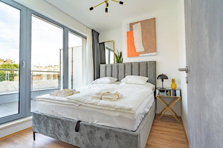 Central Apartment Budapest ~ Roof Terrace/AC/Indoor parking, Erzsebetvaros, Венгрия
